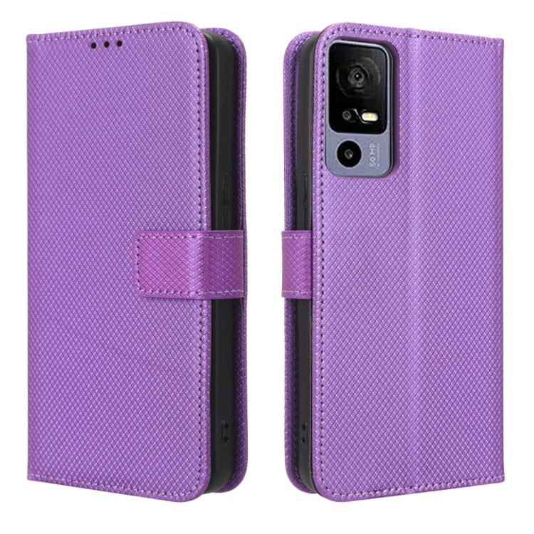 For TCL 40 R 5G Diamond Texture Leather Phone Case