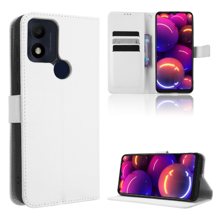 For TCL 305i Diamond Texture Leather Phone Case