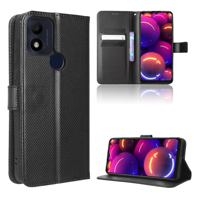 For TCL 305i Diamond Texture Leather Phone Case