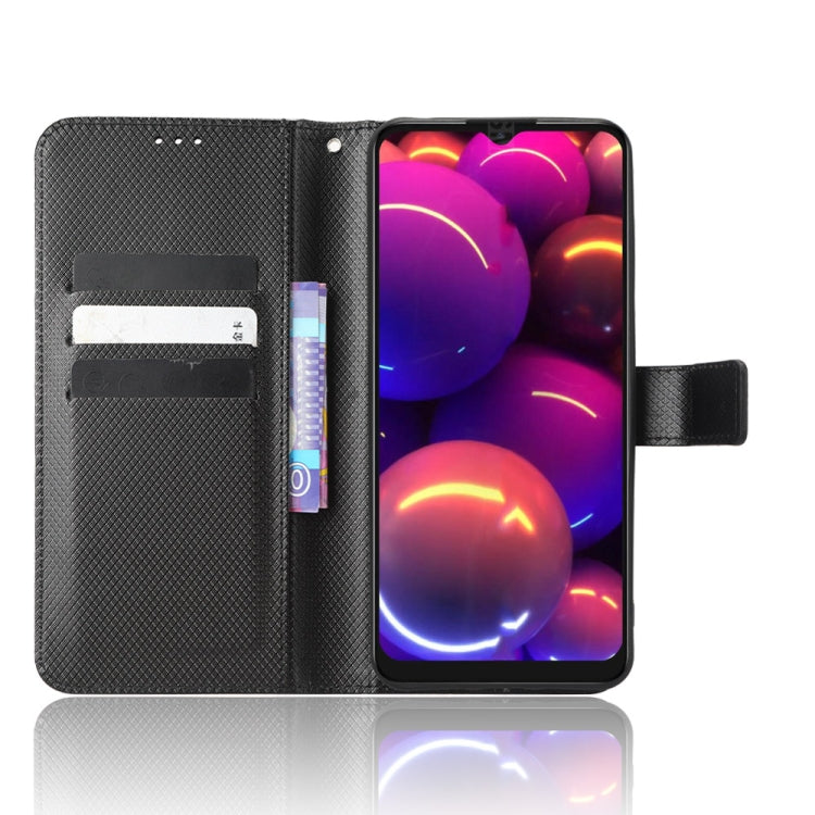 For TCL 305i Diamond Texture Leather Phone Case