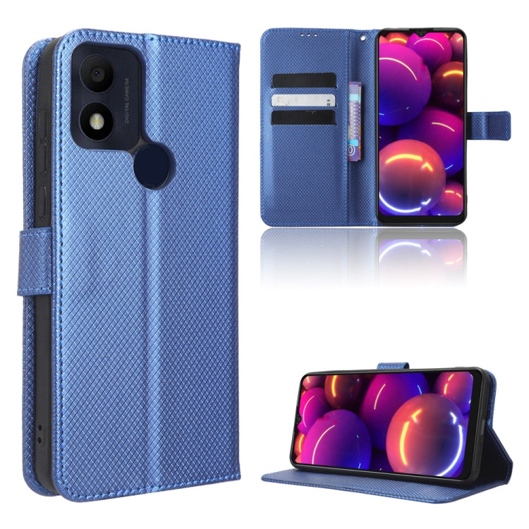 For TCL 305i Diamond Texture Leather Phone Case