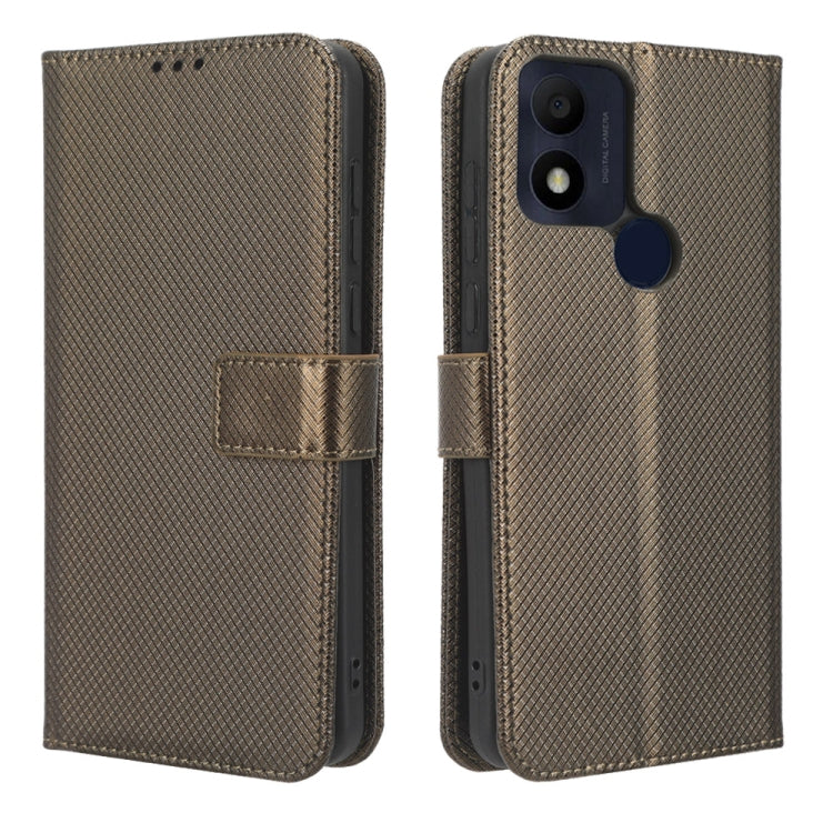 For TCL 305i Diamond Texture Leather Phone Case