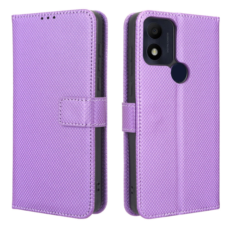 For TCL 305i Diamond Texture Leather Phone Case