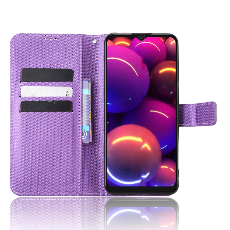 For TCL 305i Diamond Texture Leather Phone Case