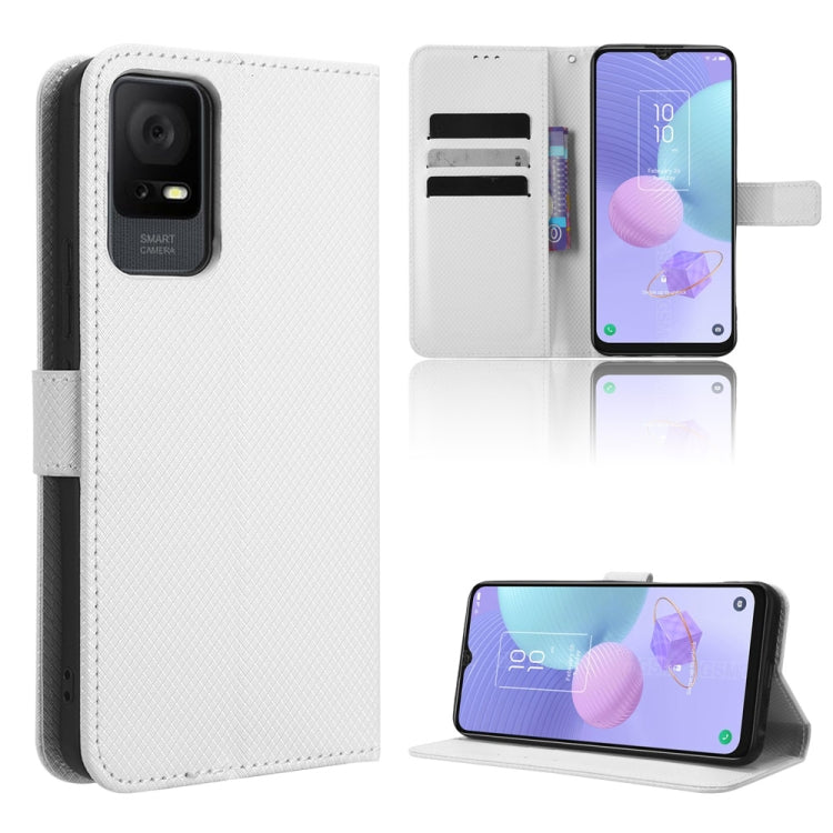 For TCL 405 / 406 T506D Diamond Texture Leather Phone Case