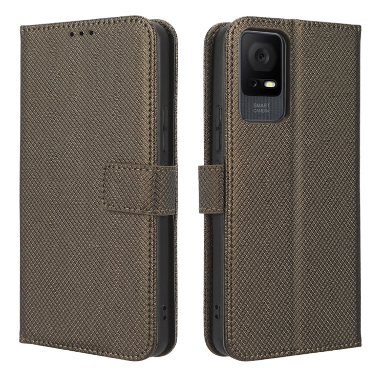 For TCL 405 / 406 T506D Diamond Texture Leather Phone Case