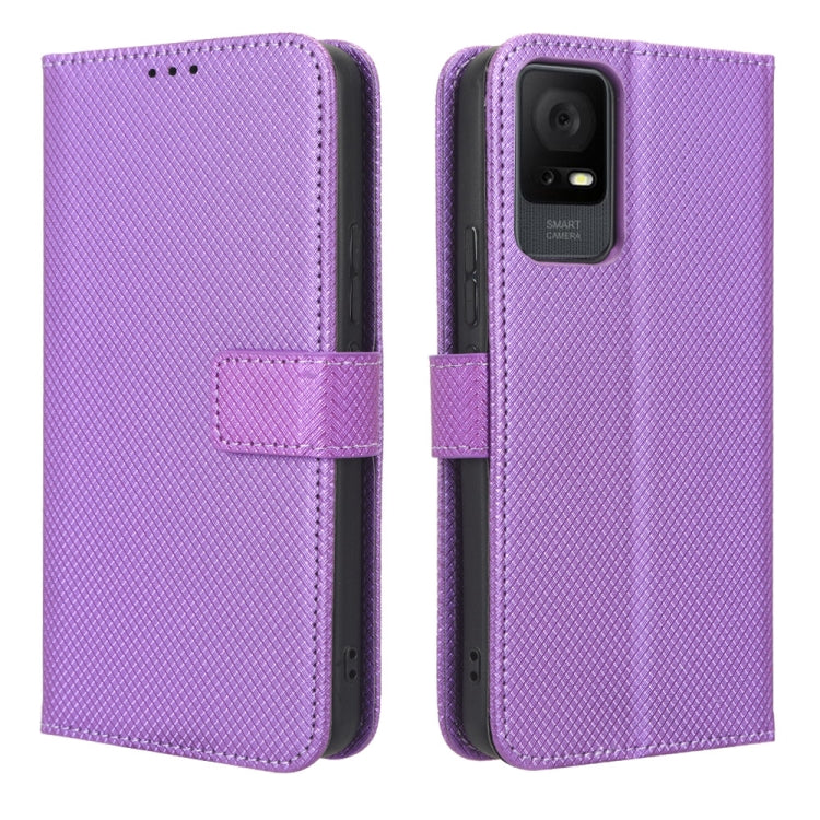 For TCL 405 / 406 T506D Diamond Texture Leather Phone Case