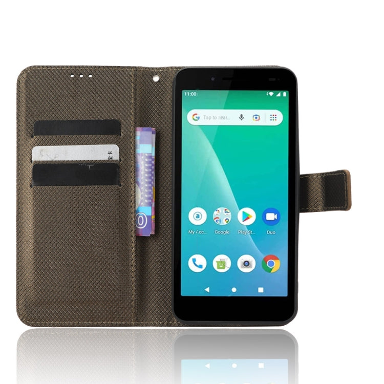 For Unimax UMX U696CL Diamond Texture Leather Phone Case