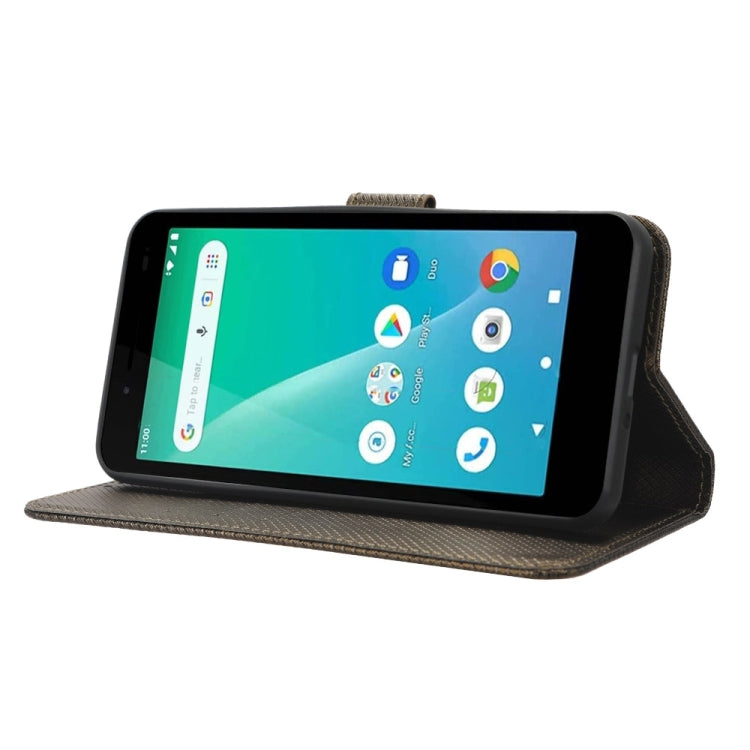 For Unimax UMX U696CL Diamond Texture Leather Phone Case