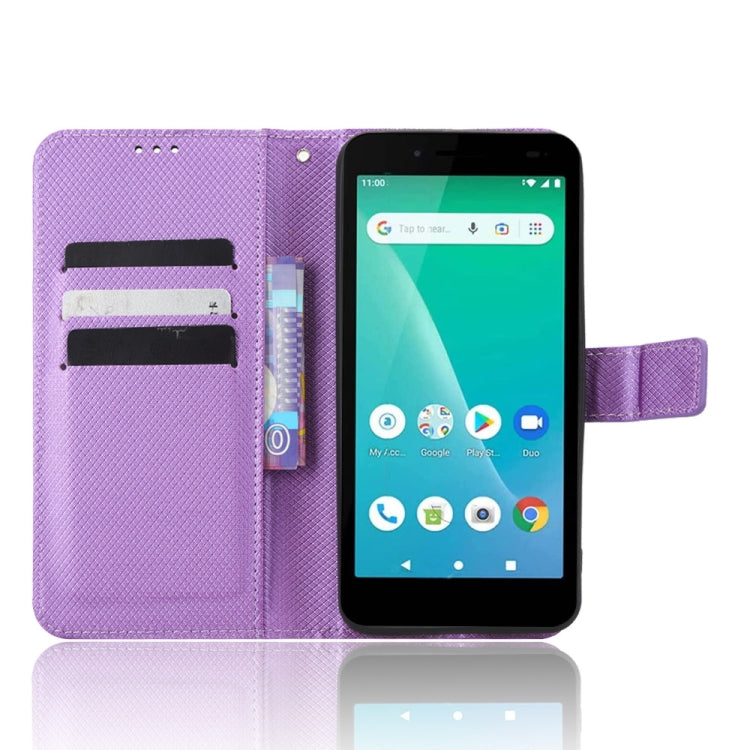 For Unimax UMX U696CL Diamond Texture Leather Phone Case