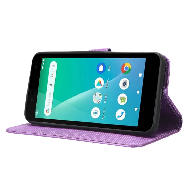 For Unimax UMX U696CL Diamond Texture Leather Phone Case