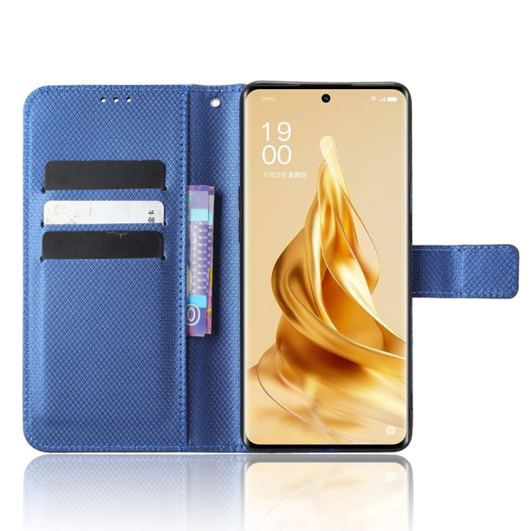 For OPPO Reno9 / Reno9 Pro 5G Diamond Texture Leather Phone Case