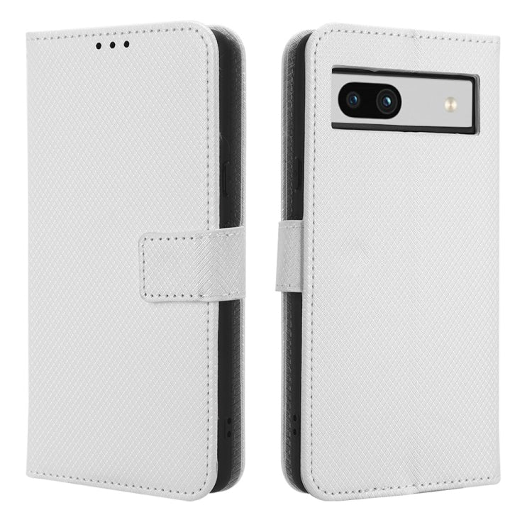 For Google Pixel 7a Diamond Texture Leather Phone Case