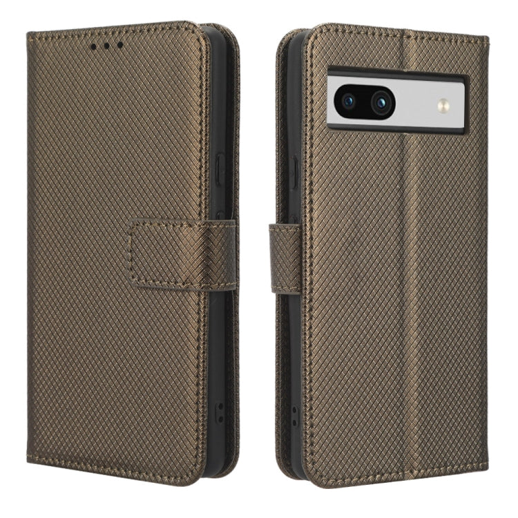 For Google Pixel 7a Diamond Texture Leather Phone Case