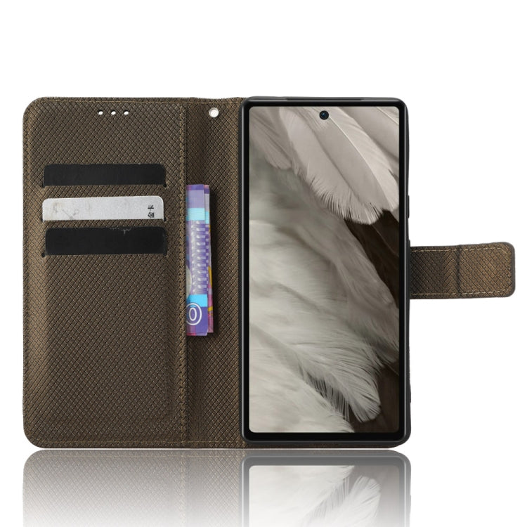For Google Pixel 7a Diamond Texture Leather Phone Case