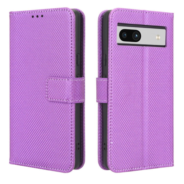 For Google Pixel 7a Diamond Texture Leather Phone Case