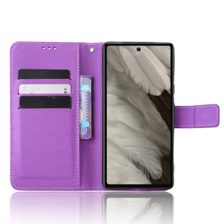 For Google Pixel 7a Diamond Texture Leather Phone Case