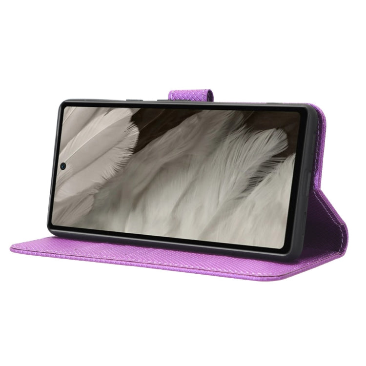 For Google Pixel 7a Diamond Texture Leather Phone Case