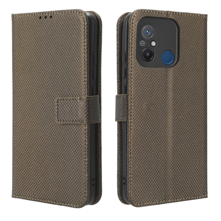 For Xiaomi Redmi 12C / 11A Diamond Texture Leather Phone Case