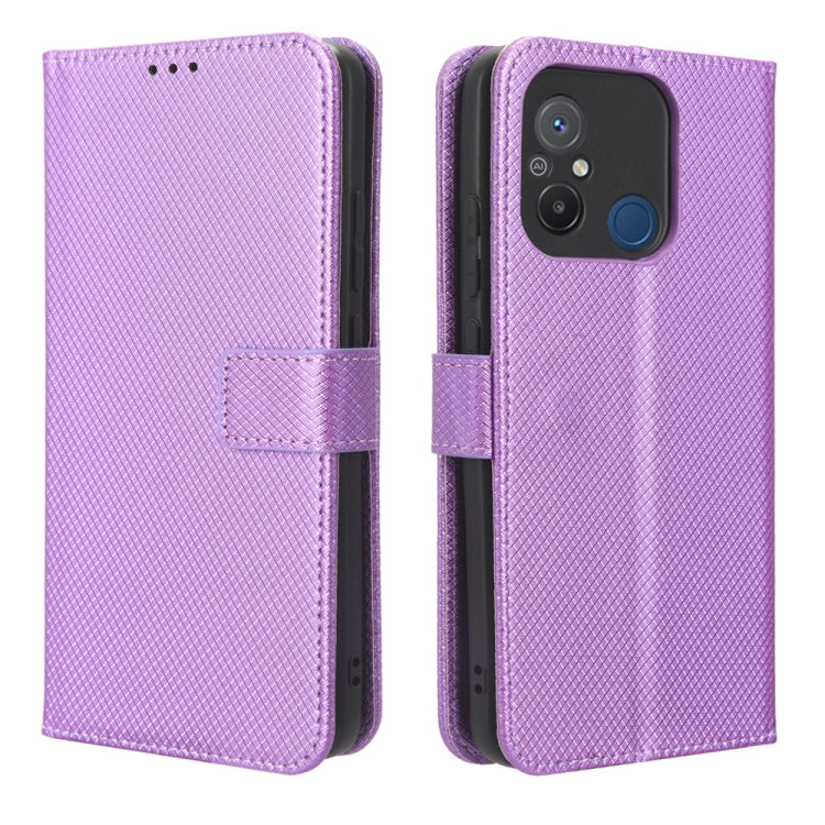 For Xiaomi Redmi 12C / 11A Diamond Texture Leather Phone Case
