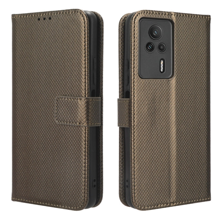 For Xiaomi Redmi K60E 5G Diamond Texture Leather Phone Case