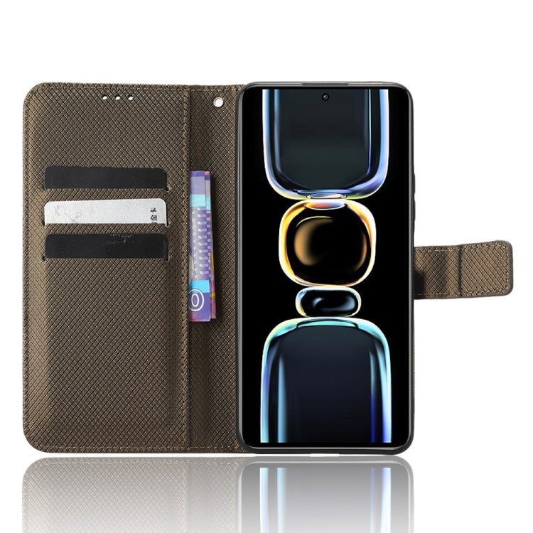 For Xiaomi Redmi K60E 5G Diamond Texture Leather Phone Case