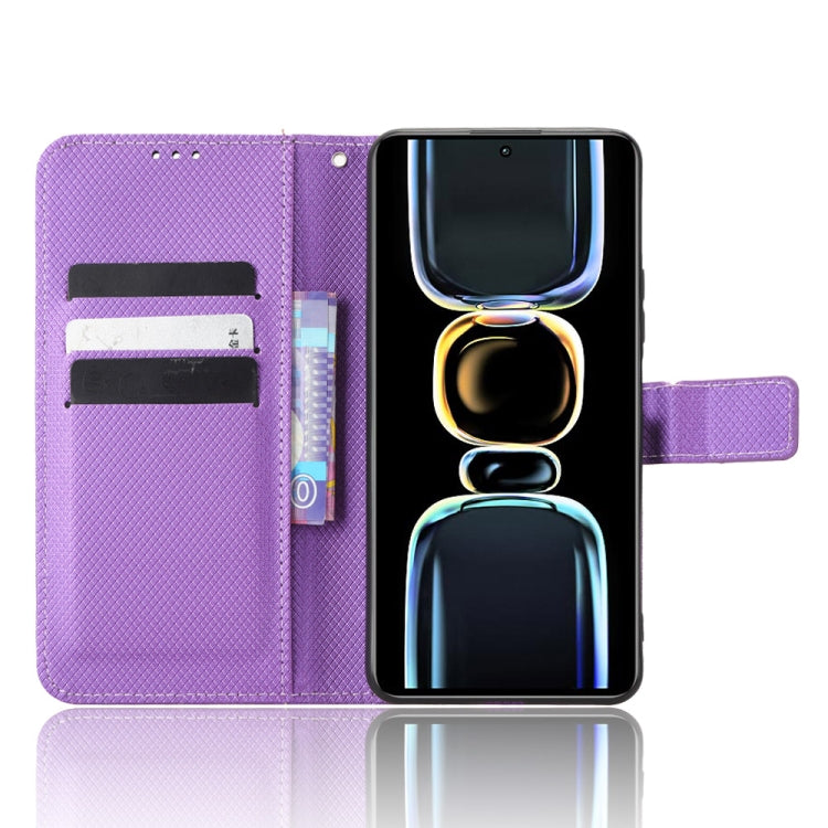 For Xiaomi Redmi K60E 5G Diamond Texture Leather Phone Case