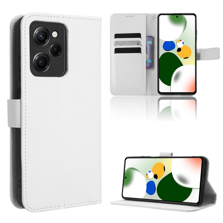 For Xiaomi Redmi Note 12 Pro 5G Speed Diamond Texture Leather Phone Case