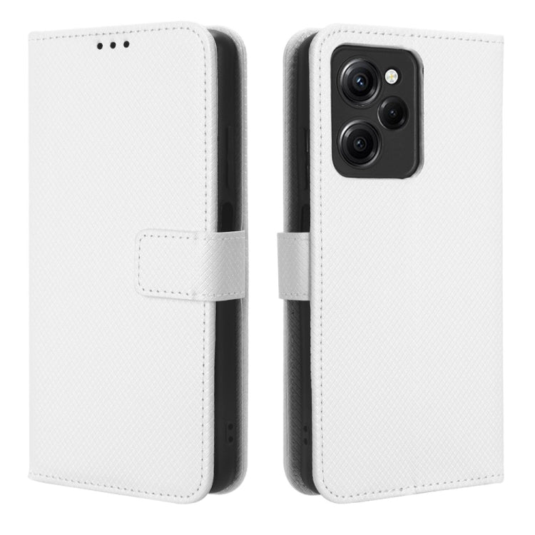 For Xiaomi Redmi Note 12 Pro 5G Speed Diamond Texture Leather Phone Case