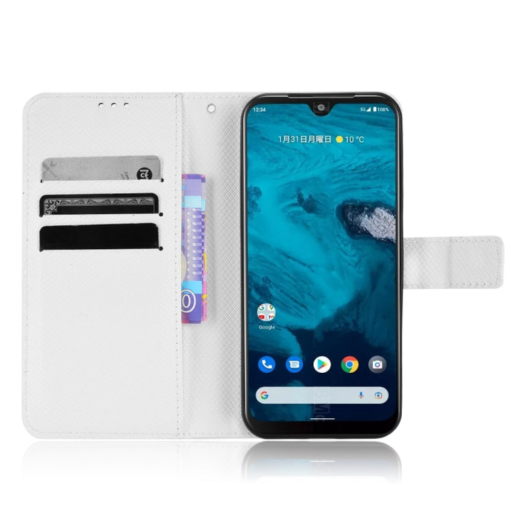 For Kyocera Android One S10 Diamond Texture Leather Phone Case