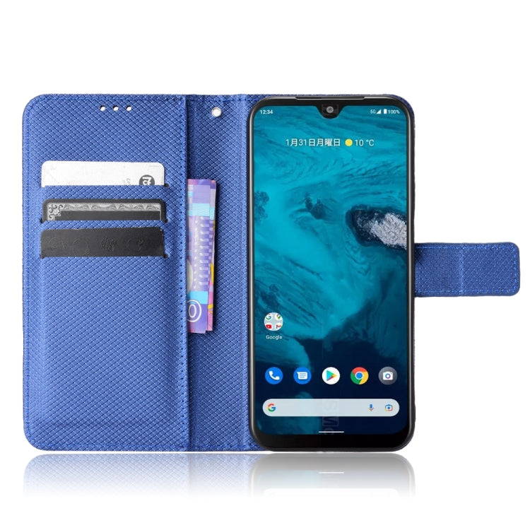 For Kyocera Android One S10 Diamond Texture Leather Phone Case
