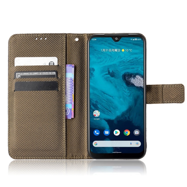 For Kyocera Android One S10 Diamond Texture Leather Phone Case
