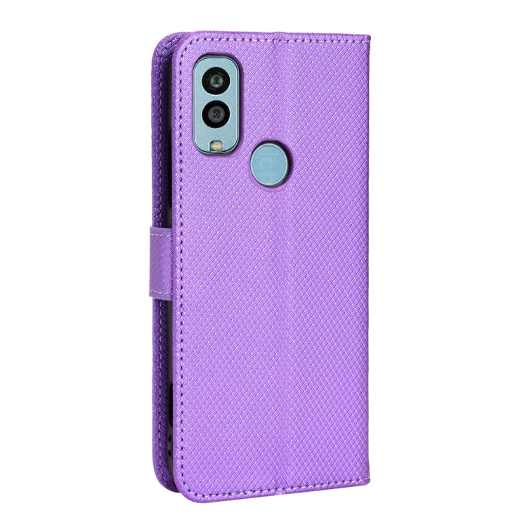 For Kyocera Android One S10 Diamond Texture Leather Phone Case