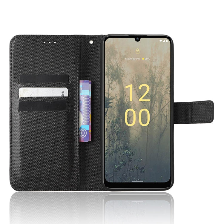 For Nokia C31 Diamond Texture Leather Phone Case
