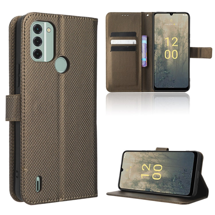 For Nokia C31 Diamond Texture Leather Phone Case