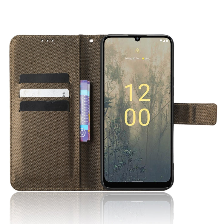 For Nokia C31 Diamond Texture Leather Phone Case
