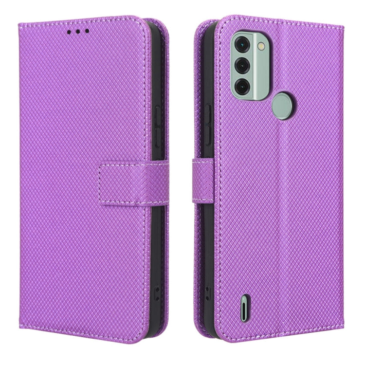 For Nokia C31 Diamond Texture Leather Phone Case