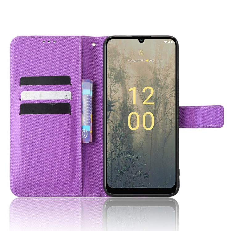 For Nokia C31 Diamond Texture Leather Phone Case