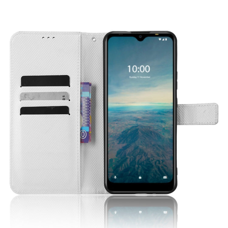 For Vodafone Smart V22 Diamond Texture Leather Phone Case