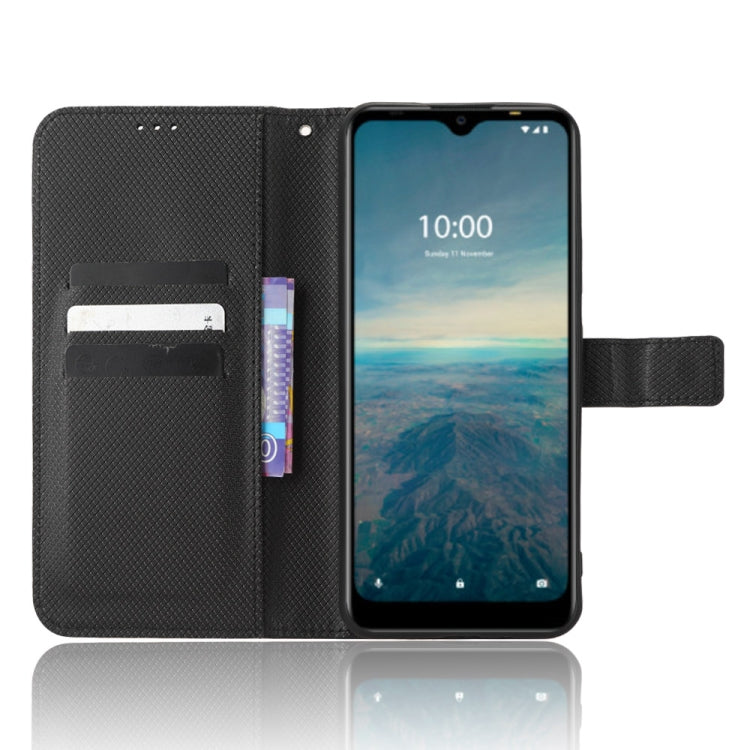 For Vodafone Smart V22 Diamond Texture Leather Phone Case