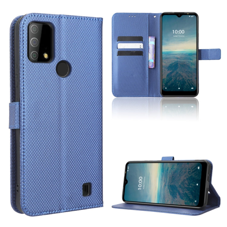 For Vodafone Smart V22 Diamond Texture Leather Phone Case