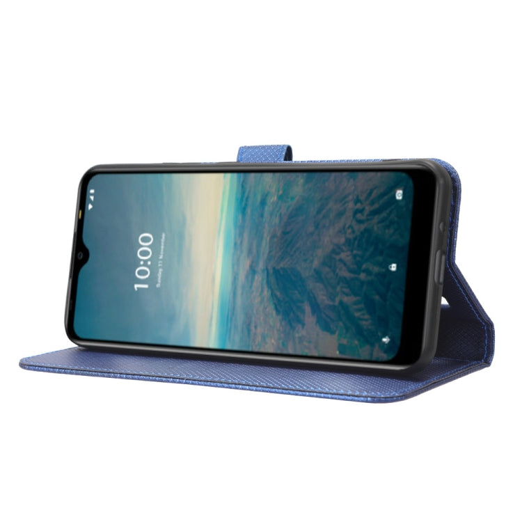 For Vodafone Smart V22 Diamond Texture Leather Phone Case