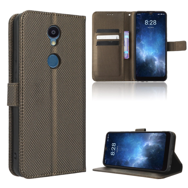 For Sharp Rouvo V Diamond Texture Leather Phone Case