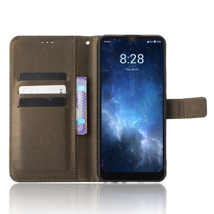 For Sharp Rouvo V Diamond Texture Leather Phone Case