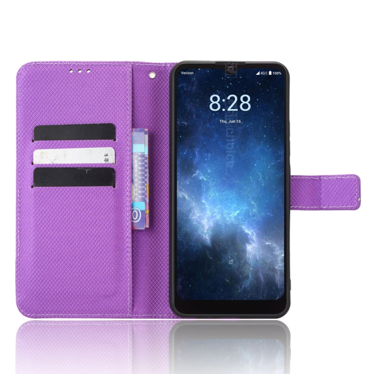 For Sharp Rouvo V Diamond Texture Leather Phone Case