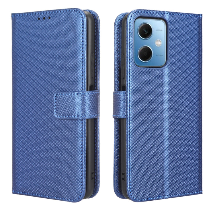 For Xiaomi Poco X5 5G / Redmi Note 12 5G Diamond Texture Leather Phone Case