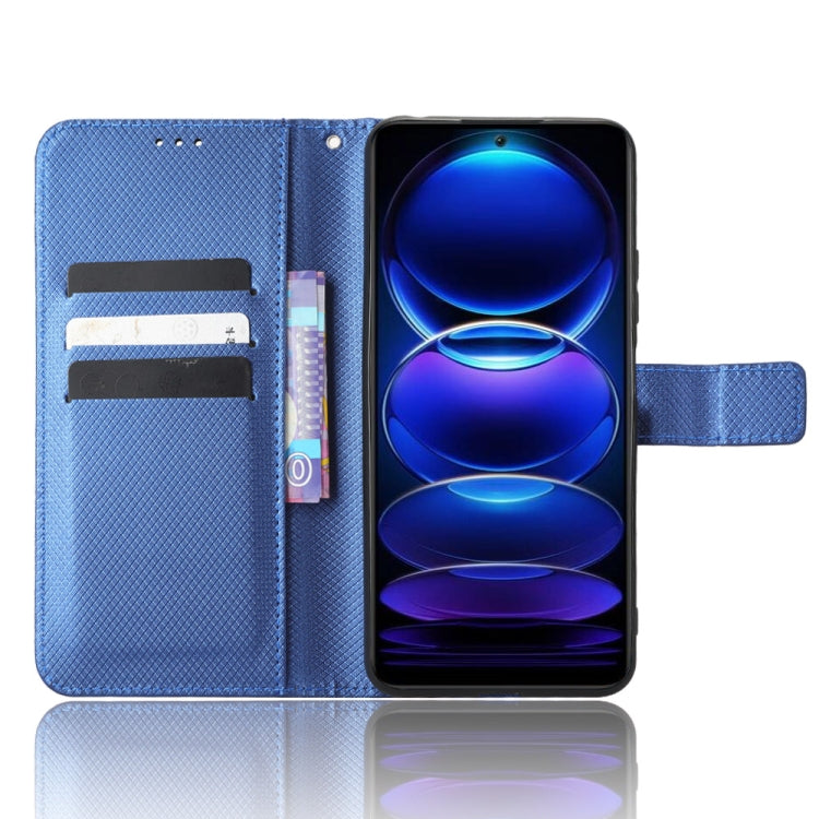 For Xiaomi Poco X5 5G / Redmi Note 12 5G Diamond Texture Leather Phone Case