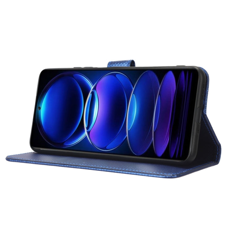 For Xiaomi Poco X5 5G / Redmi Note 12 5G Diamond Texture Leather Phone Case