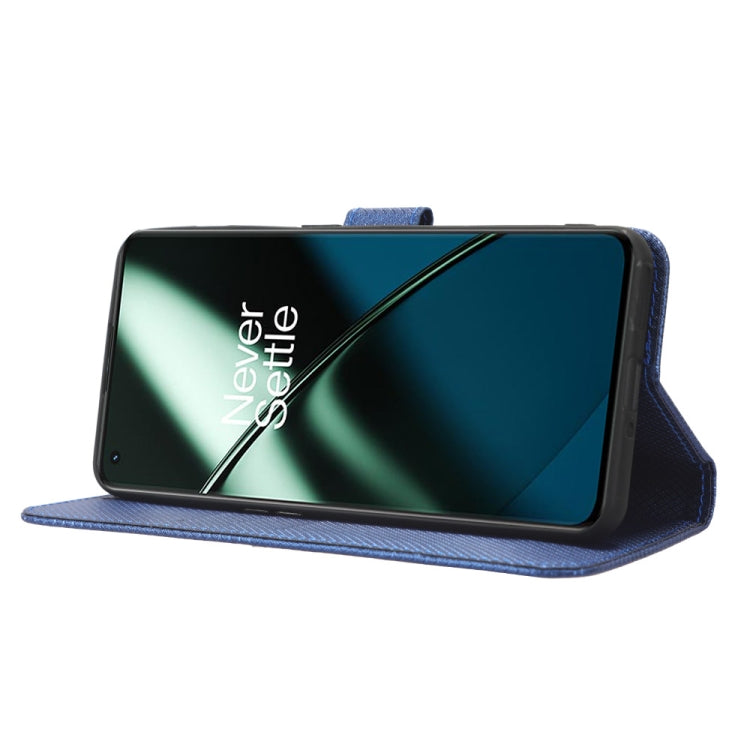 For OnePlus 11 5G Diamond Texture Leather Phone Case