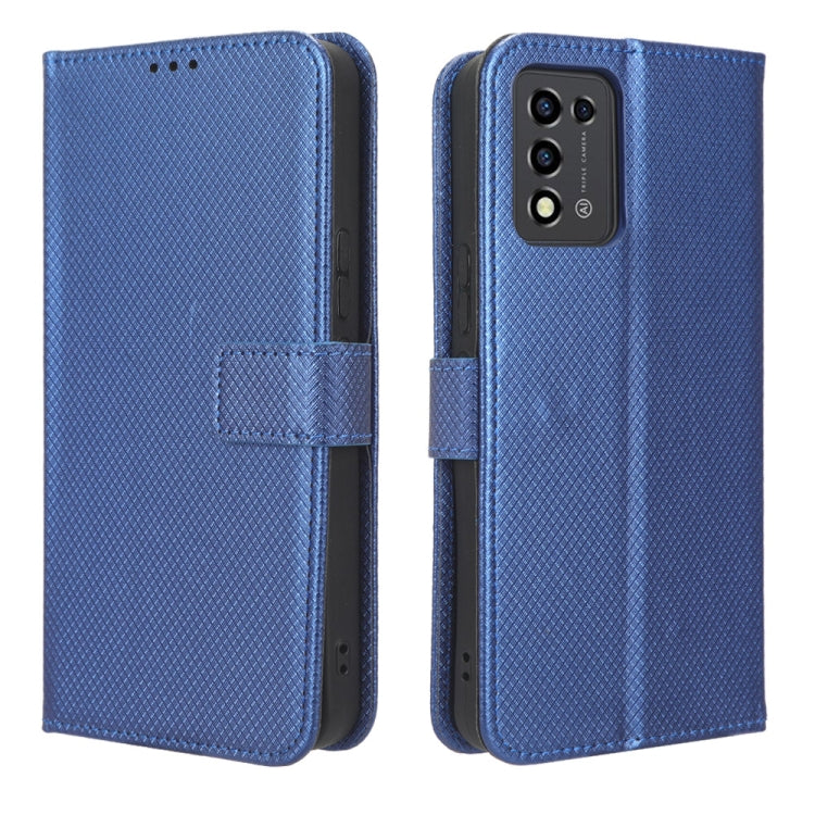For ZTE Libero 5G III Diamond Texture Leather Phone Case